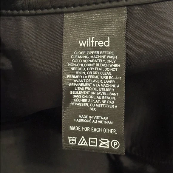 NWT Aritzia Wilfred Melina Pant - Size 16 (Black) - Picture 5 of 8